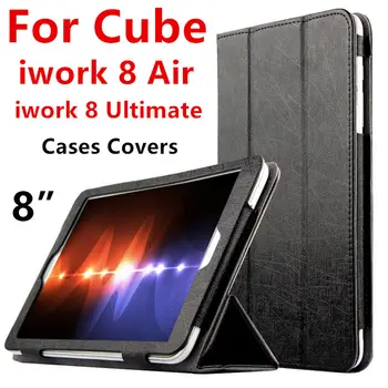 

Case For Cube iwork 8 Air Protective Smart cover Protector Leather Tablet PC For Cube iwork8 Ultimate PU Sleeve 8 inch Covers