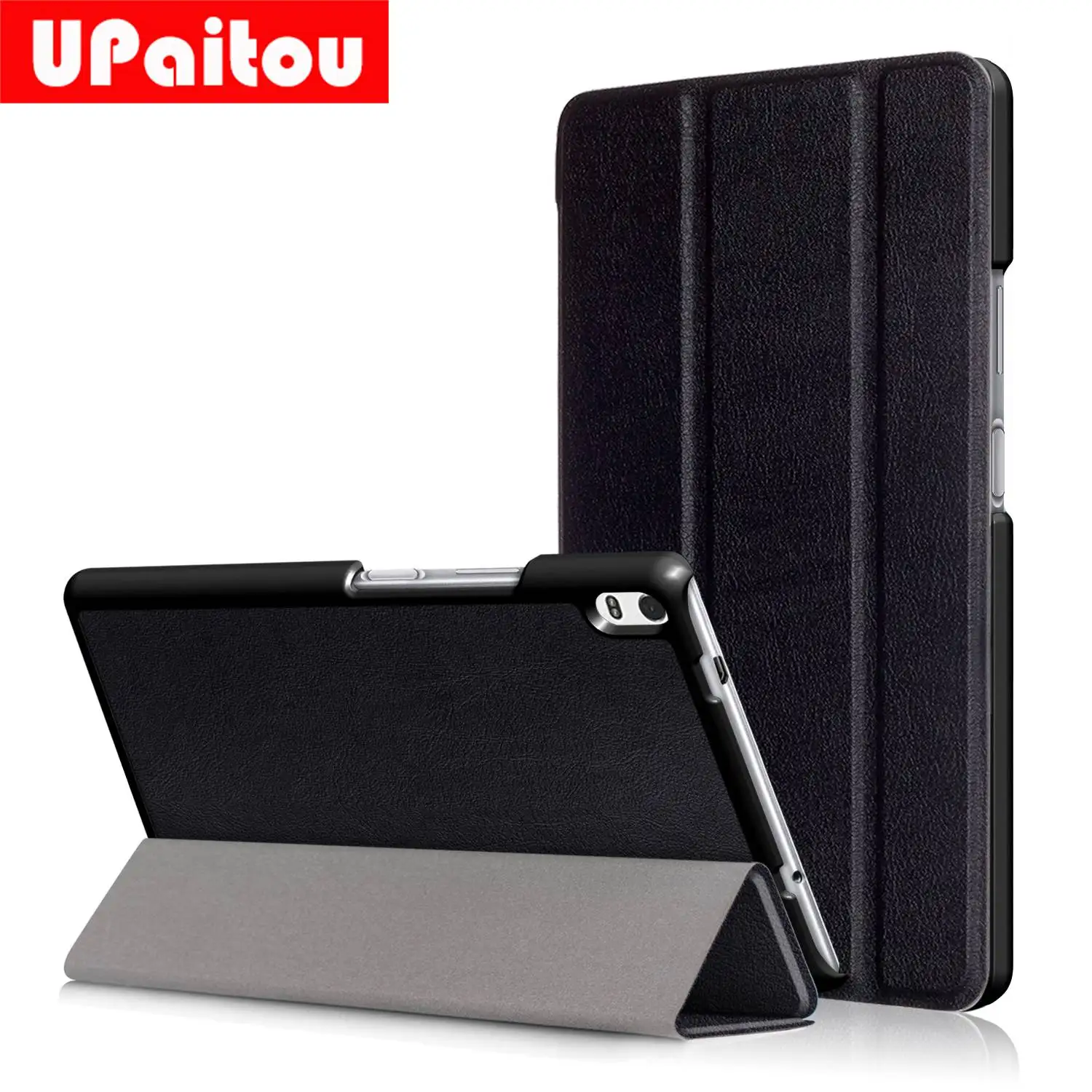 

UPaitou Flip Case for Lenovo Tab4 8 Plus TB-8704F TB-8704N TB-8704X Cover Tablet Case for Lenovo Tab 4 8 Plus 8.0" Leather Coque
