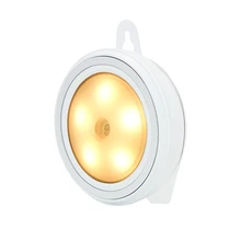 Портативный PIR датчик движения светодиодный ночник шкаф настенный светильник на батарейках для прихожей abinet дампа в ванную прикроватную