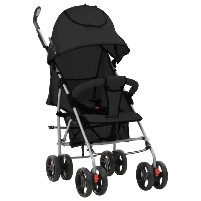 $US $50.55  VidaXL 0-36 Months Baby Stroller 2 In 1 Folding Baby Strollers 5-Point Seat Belt Removable Front Bu