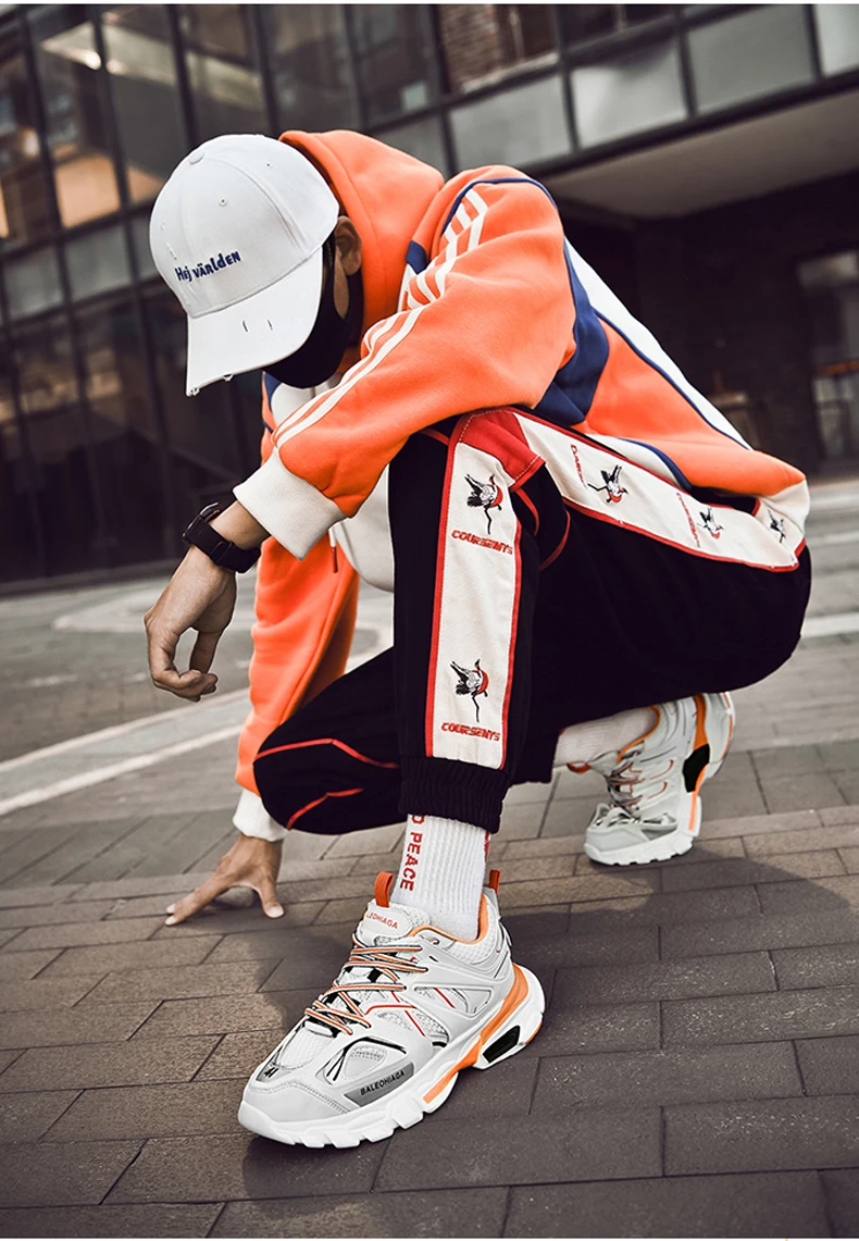 Mens Casual Shoes Chunky Sneaker Platform Trainers Sneakers Men Casual Shoes Mens High Shoes Men Sneakers Mesh Footwear 2019 New (11)