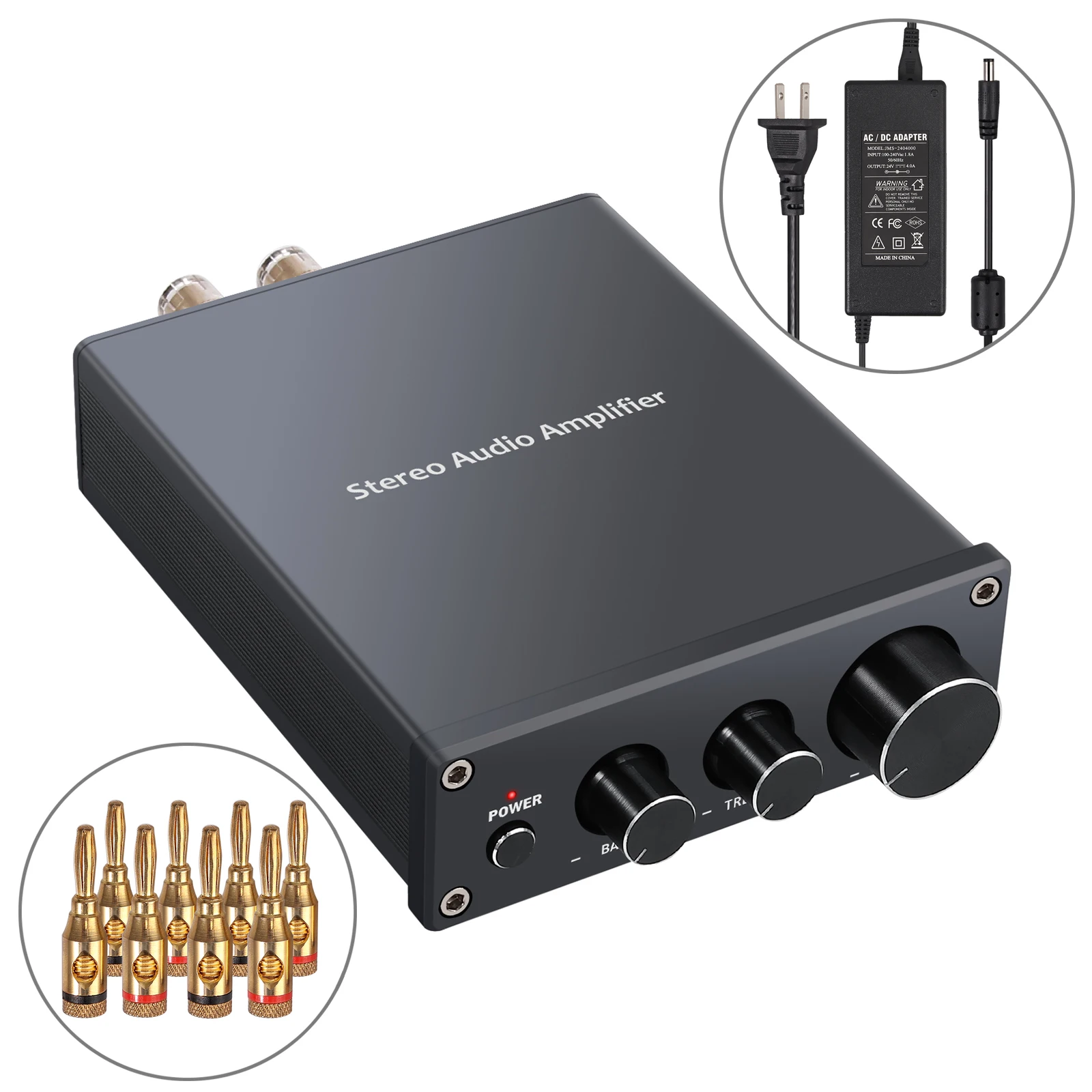 Neoteck 2 канала стерео аудио усилитель мини Hi-Fi класса D Интегрированный усилитель цифровой Мощность Усилитель ВЧ Управление 50 Вт