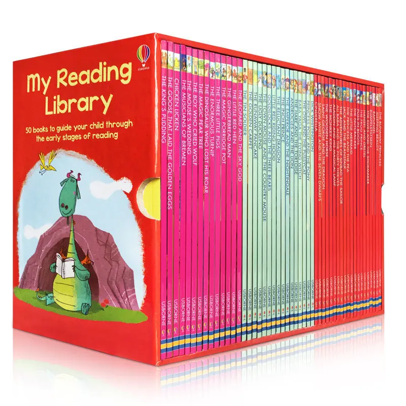 50 books/set Usborne My second Reading Library English