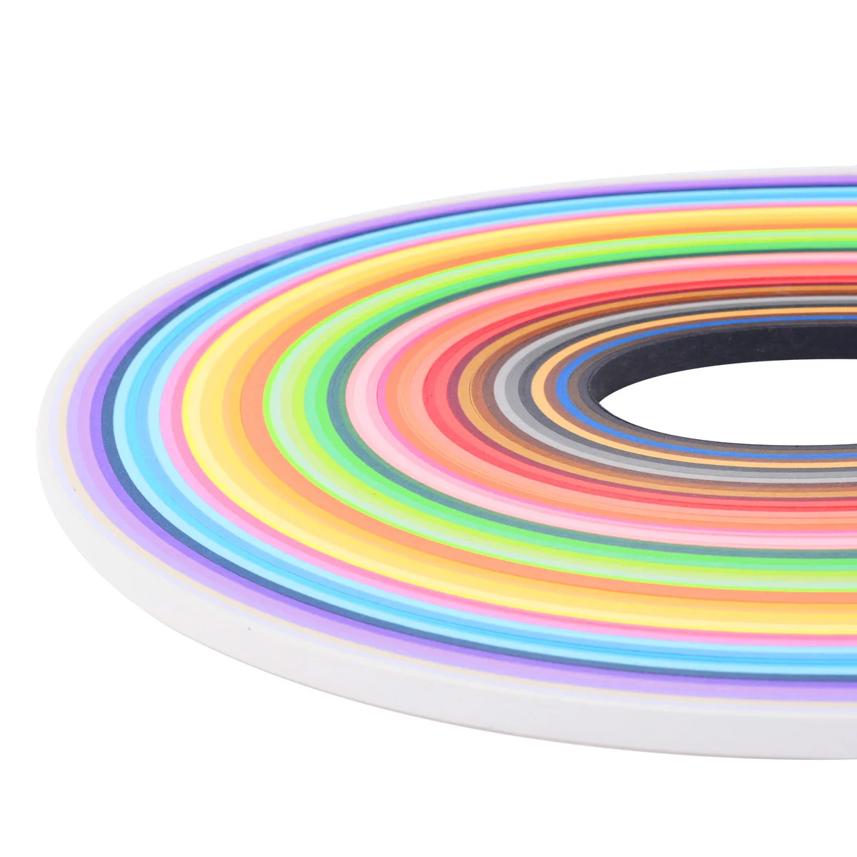 500pcs New Rainbow Quilling Paper 5*540mm Strips Quilling Paper Mixed 50 Colors Craft Kit for Scrapbook Gift DIY Decor