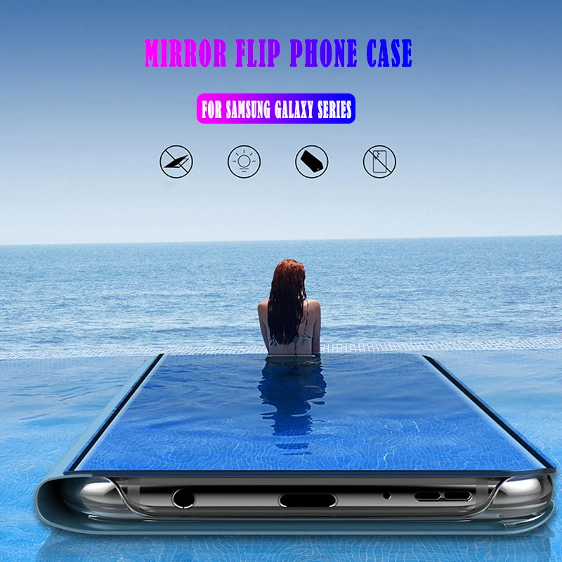 Прозрачный зеркальный флип чехол для Huawei Mate 20 10 9 8 Pro P30 P 30 Plus Lite 2017 Nova 4 3 3e 3i смарт с