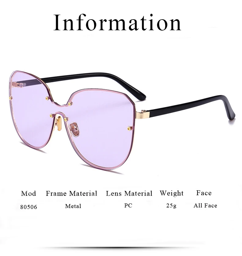 Vintage  Eyeglasses Women Integrated Lens Round Sun Glasses For Men New Stylish PATEN Solid Light Mirror Female 80506 (1)