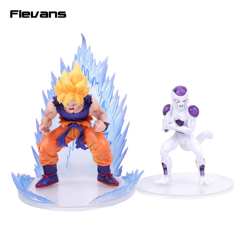 

Anime Dragon Ball Z Son Goku & Freeza Fighting PVC Figures Collectible Model Toys 2pcs/set