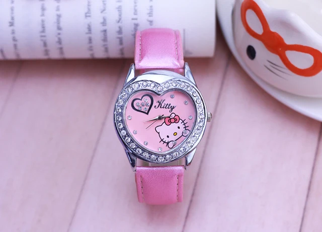 Hot Sales Lovely Hello Kitty Watch Children Girls Women Fashion Crystal Dress Qu Hot Sales Lovely Hello Kitty Watch Children Girls Women Fashion Crystal Dress Qu