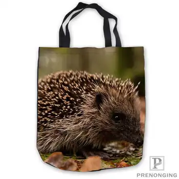 

Custom Canvas white hedgehog ToteBags Hand Bags Shopping Bag Casual Beach HandBags Casual 180713-05-18