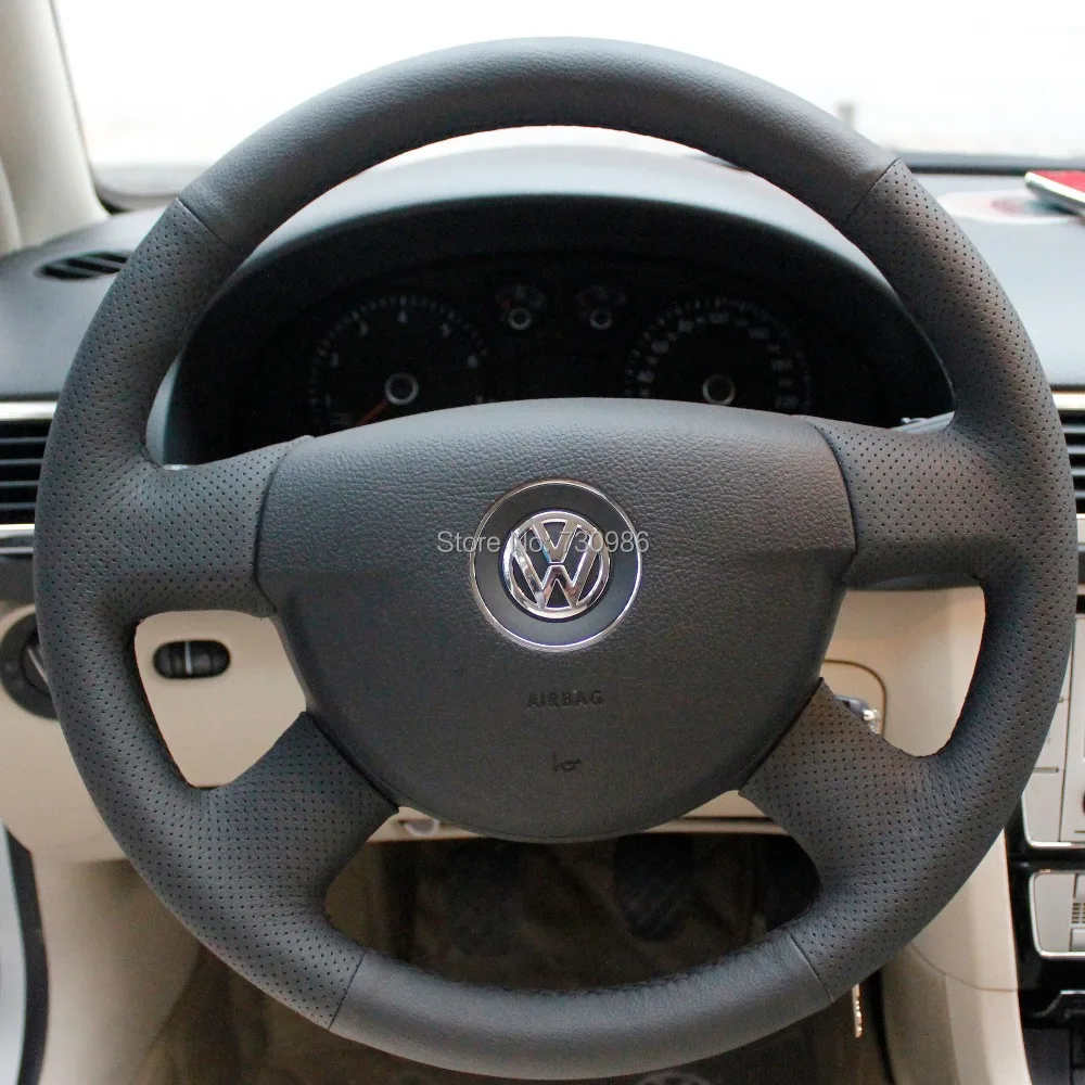 XuJi Steering Wheel Cover for Volkswagen VW Passat B6 Car Special Hand
