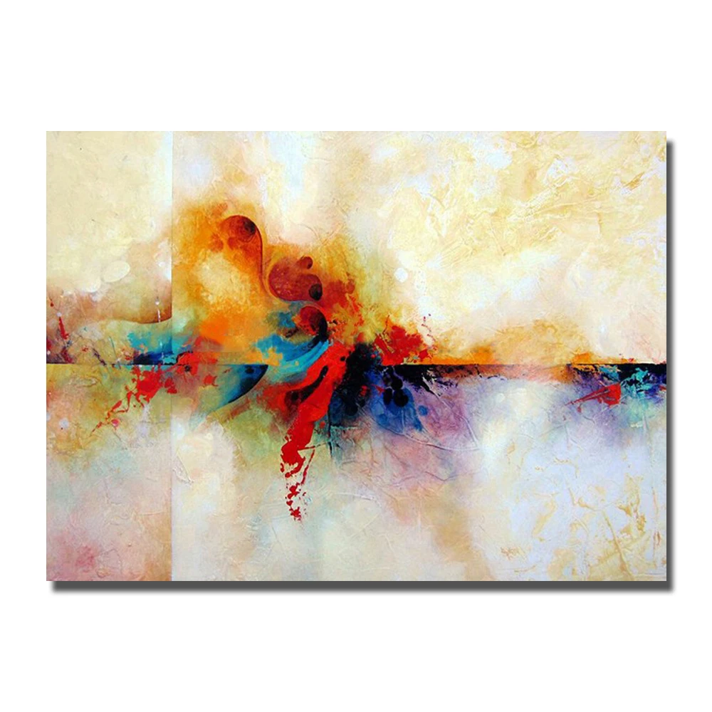 Продажа Новые приходят продукт ручной работы аннотация home decor dropshipping холст wall art paint современные картины маслом бесплатная доставка