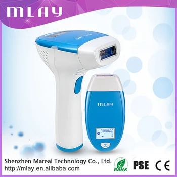 

2017 NEW!!! Factory direct sale manufacturer Mlay 300 000 flashes long lamp life home use IPL hair removal device