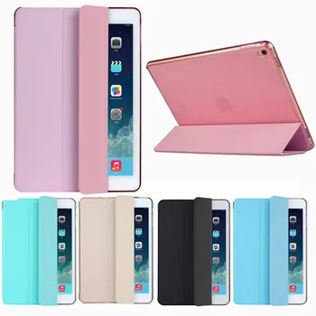 

For iPad 2 3 4 Cover Slim Silk PU Leather Case PC Back Smart Cover for iPad Air Case Auto Sleep/Wake for Apple Case Cover