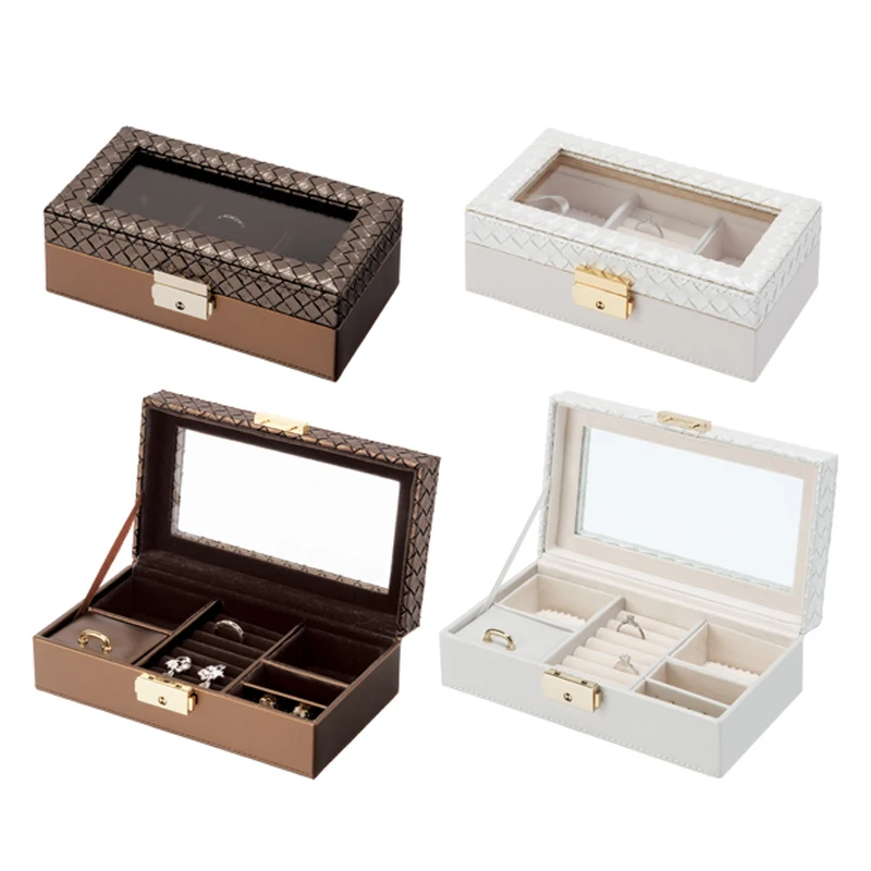 Japanese mirror automatic Jewelry Box Packaging Casket Makeup Storage