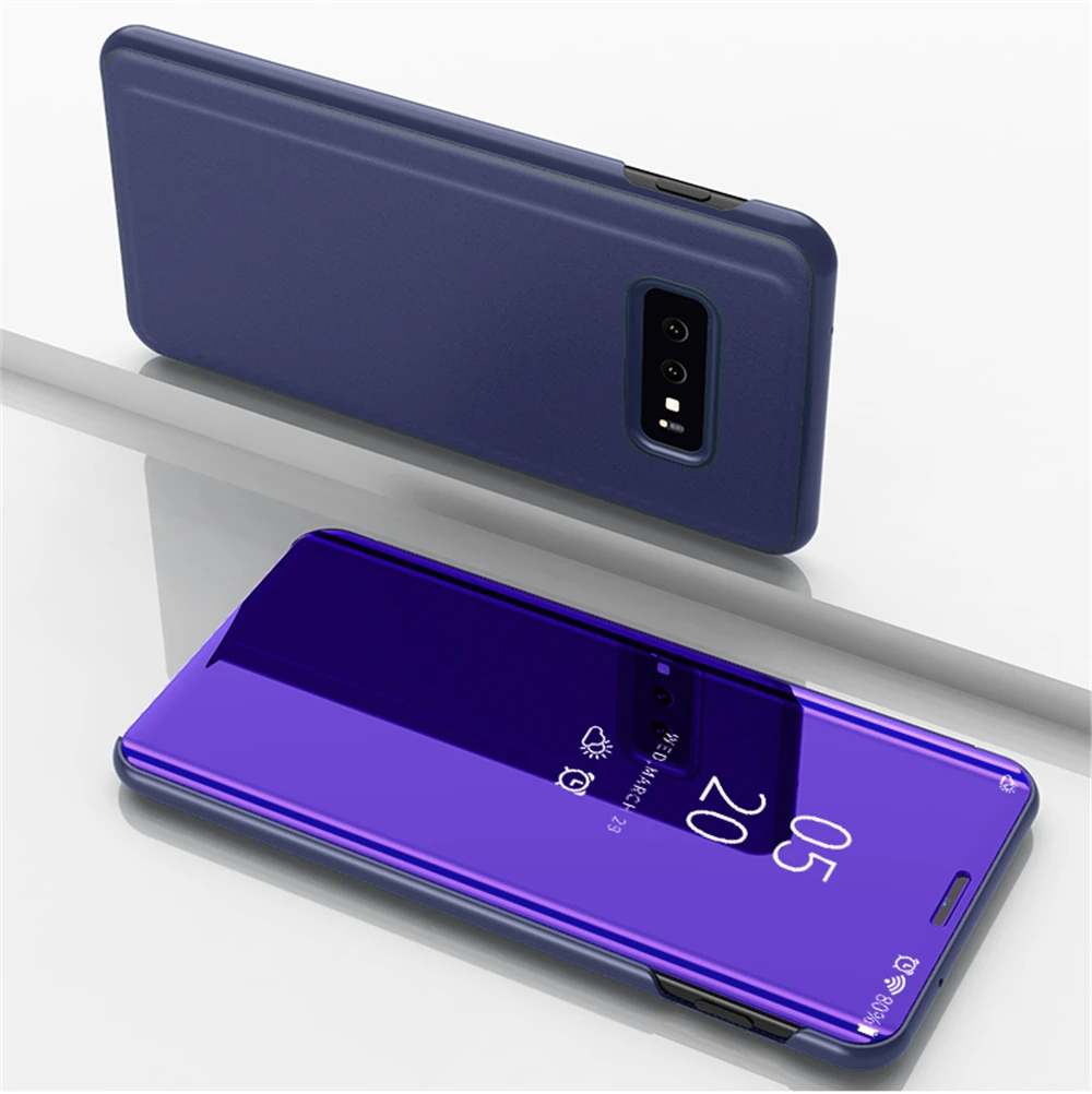 Умный зеркальный флип-чехол для телефона samsung Galaxy S9 S8 S7 S6 Edge Plus Прозрачный чехол для samsung Galaxy Note 9 8 5 4 3 Чехол