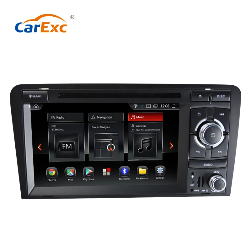 Sale Android 9.0 Car DVD Stereo Player for Audi A3/S3(2003-2013) With TPMS/OBD2/DAB+/GPS/WIFI FM GPS Radio Multimedia Carplay 4