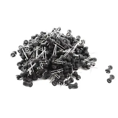 

200PCS 10UH 1.2A 10% 6x10mm Power Plug-in Inducers Ferrite Core Inductors
