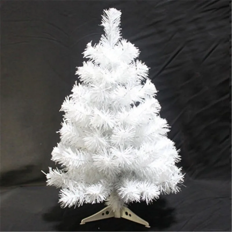 60 см белые Искусственные Рождественские елки, вечерние, модные, рождественские украшения, мини настольный орнамент, Adornos Navidad