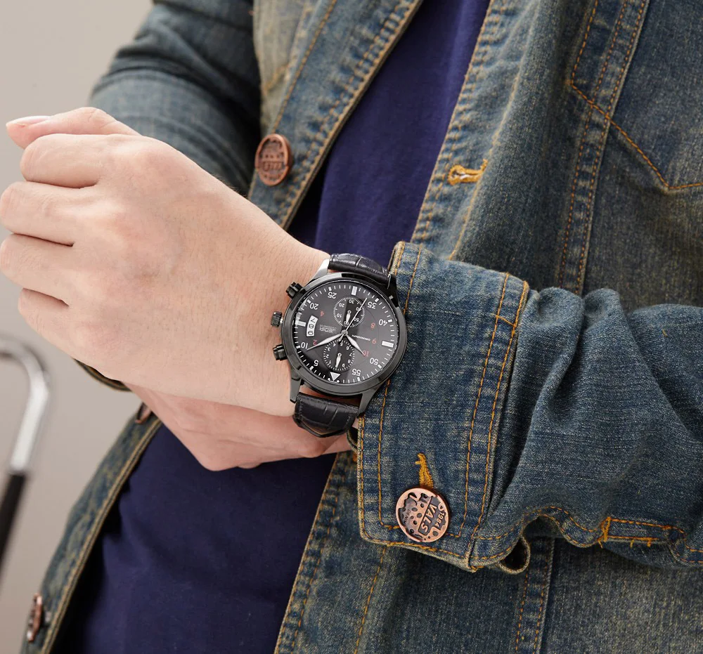 Топ бренд Роскошные Кварцевые часы мужские спортивные часы военные армейские мужские кожаные Наручные часы новые часы relogio masculino