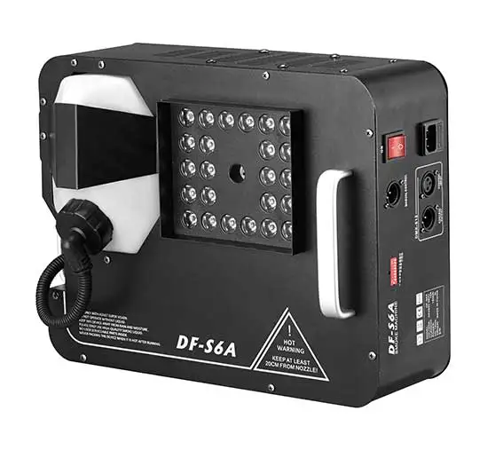 Новое поступление 1500 Вт DMX светодиодный туман машина Pyro Вертикальная дымовая 24x9W