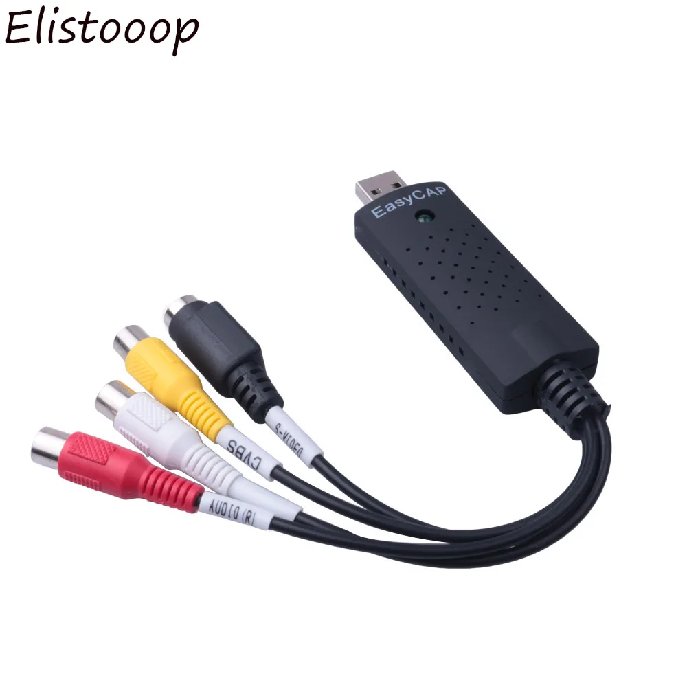 Easycap разъем для видеозахвата USB 2 0 конвертер Карта ТВ тюнер видеомагнитофон DVD AV