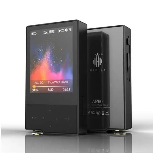 Hidizs AP60 II HiFi портативный Bluetooth 4,0 Apt-x DSD USB DAC FLAC AAC APE MP3 мини музыкальный плеер AKM4452VN MAX97220A AP60II - Цвет: AP60II Black