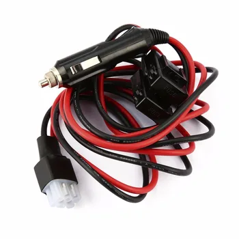 

1.5M 12V DC 30A Fuse 6 PIN Power Cord Cable Cigarette Lighter For Yaesu FT-857D FT-897D Anti-oxidation Extension Cord