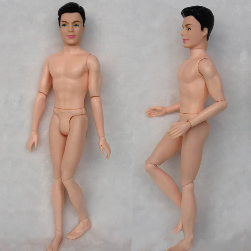 Moveable Jointed Doll Ken Male MAN Naked Body Boyfriend Prince Nude Doll DI...