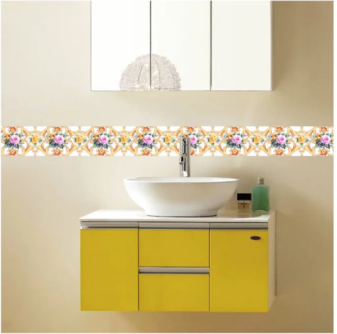 10M Self adhesive Wallpaper PVC Waterproof Stone border Waist Line Bathroom Toilet Kitchen Decorative Wall Sticker Home Decor 10M Self adhesive Wallpaper PVC Waterproof Stone border Waist Line Bathroom Toilet Kitchen Decorative Wall Sticker Home Decor