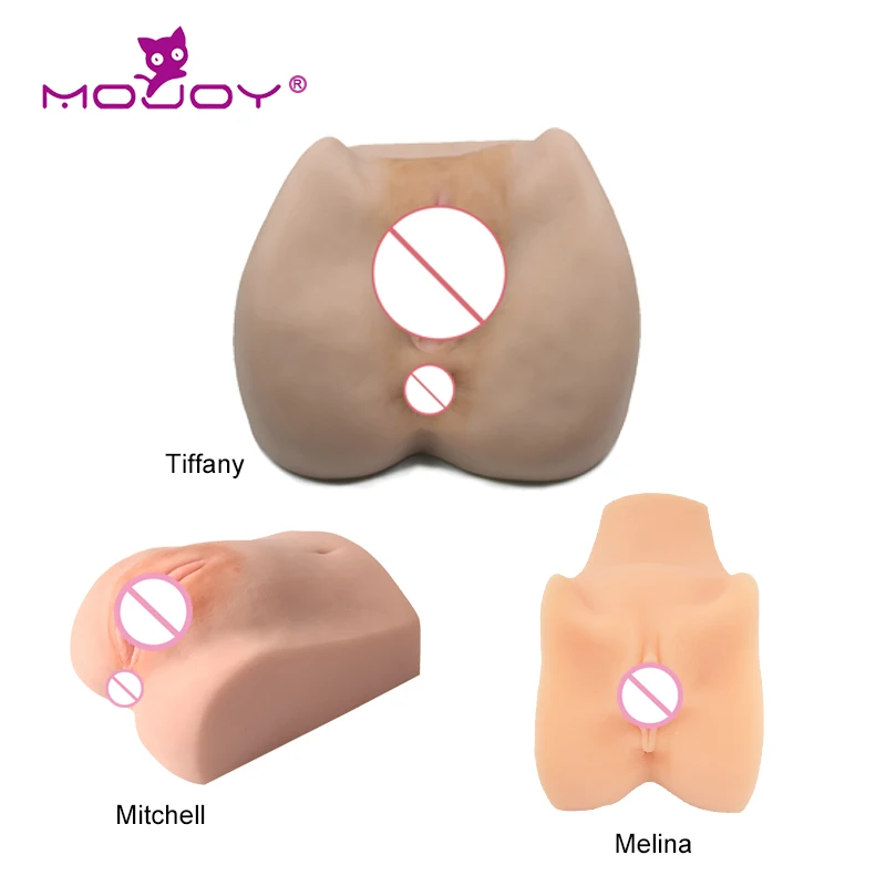 MOJOY 3D реалистичный силиконовый зад анальный Вагина киска Игрушки Реалистичный