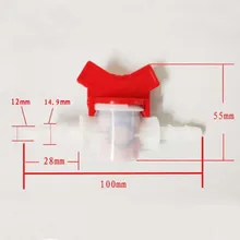 Силиконовая трубка сифон кран клапан переключатель пагода головка передачи пищевого класса пластиковый клапан руководство винный ликер пиво Homebrew 12 мм