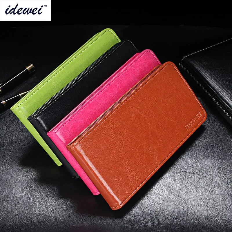 

IDEWEI For Vkworld S8 Case Cover 5.99 inch Luxury Leather Flip Back Cover Phone Case For Vkworld S8 Case Capa Fundas