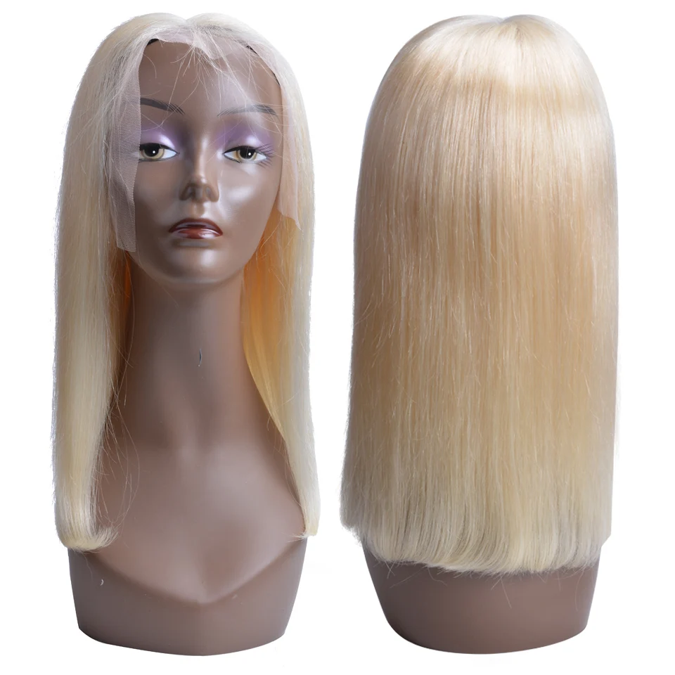 

Short Bob Lace Front Human Hair Wigs Blonde 1B613 1b Human Hair Wigs Pre Plucked With Baby Hair Remy Brazilian Human Hair Wig