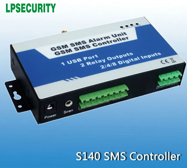 Беспроводной 4 входного сигнала GSM SMS контроллер домашней автоматизации дистанционного включения/выключения M2M S140