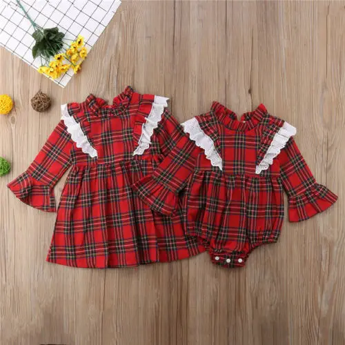 tartan baby clothes