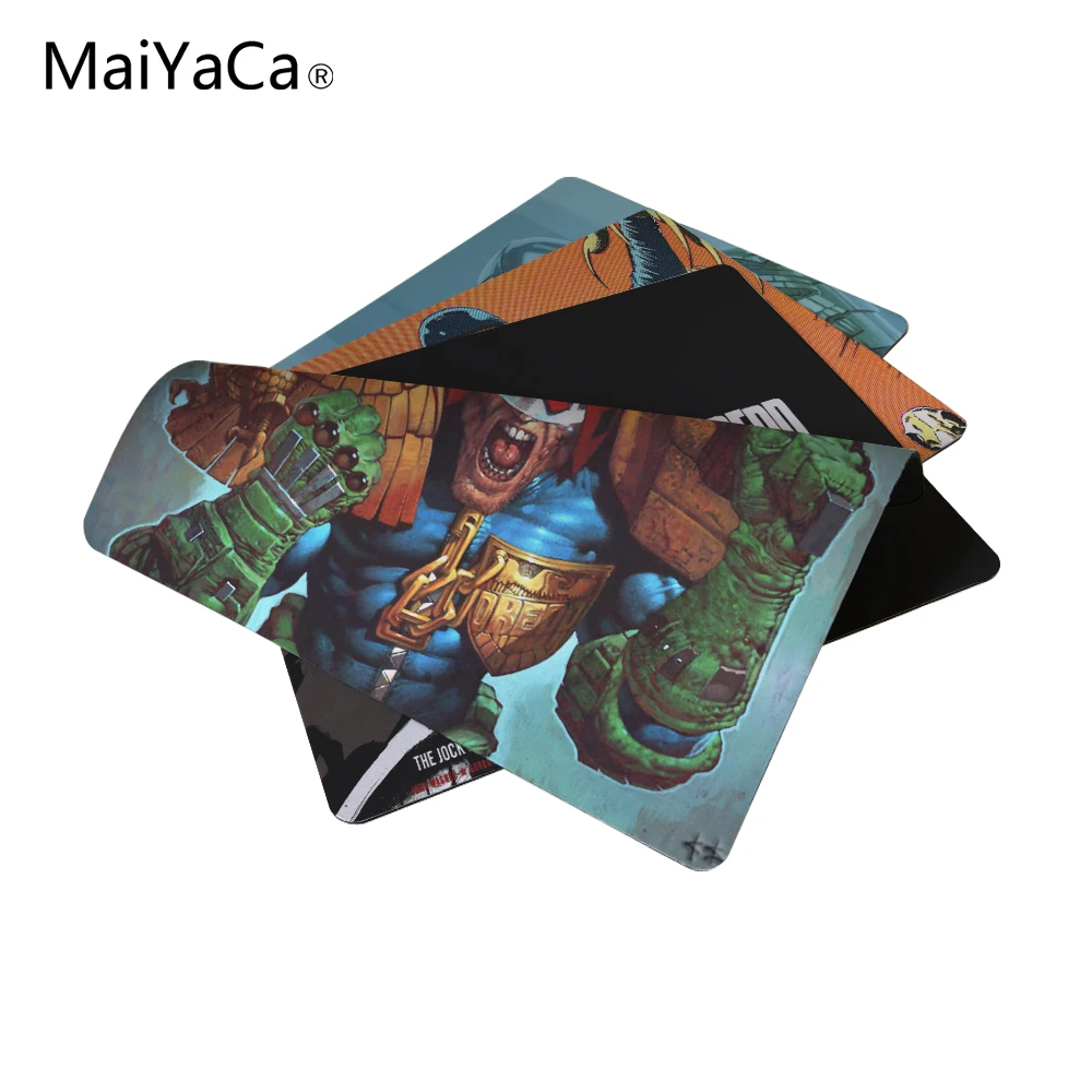 

MaiYaCa Judge Dredd Custom Design Cool Gaming Mousepad Rubber Mats 18*22cm and 25*29cm