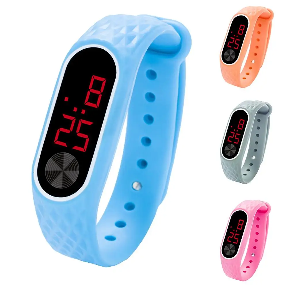 

Sanwood Student Unisex Lover Universal LED Digital Rectangle Electronic Sport Wist Watch