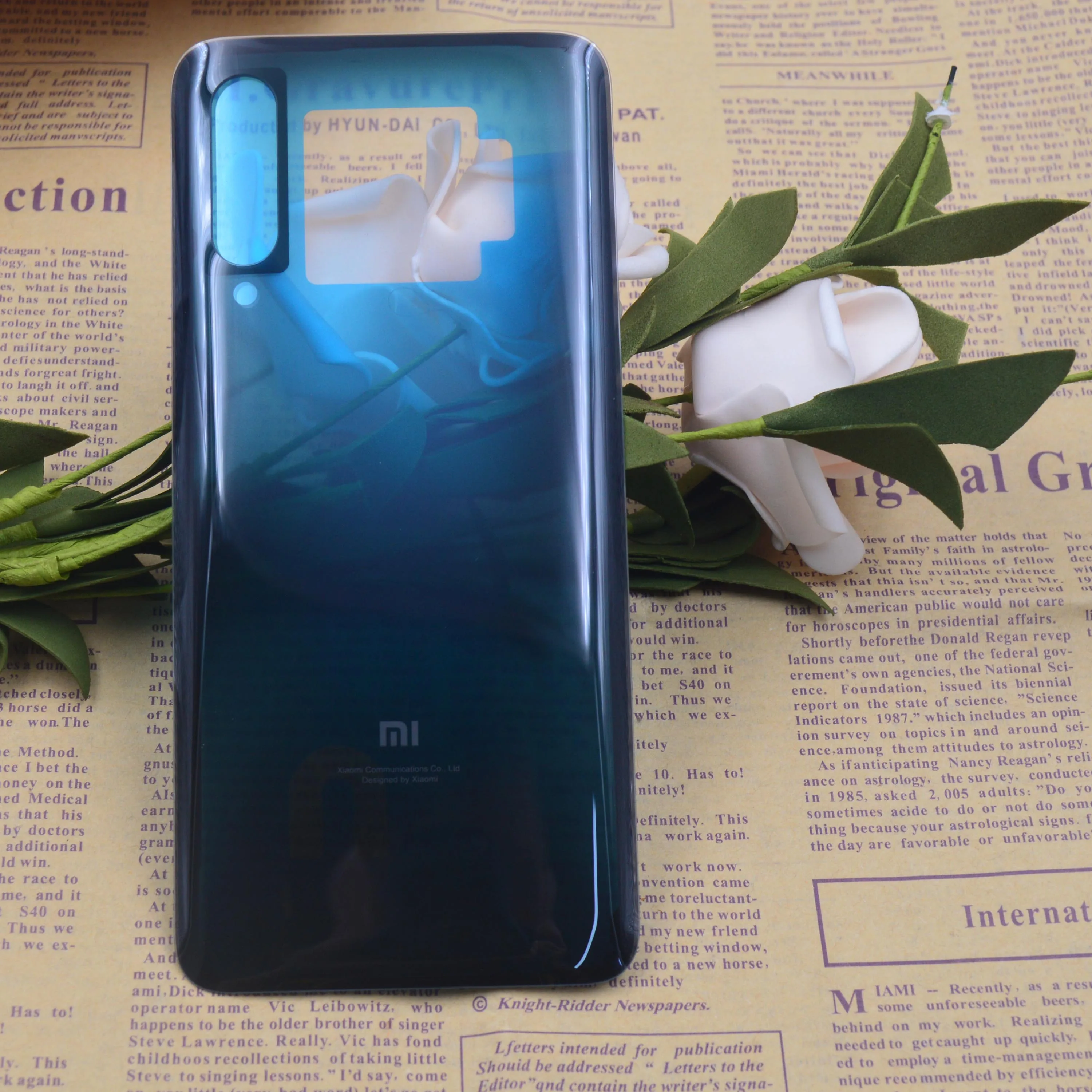 Новинка Крышка батарейного отсека для Xiaomi Mi 9 Mi9 Explore Задняя стеклянная панель