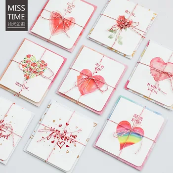 

ALL YOU NEED IS LOVE Romantic Love Cards Cute Greeting Cards and Envelope Set for Birthday and Valentines' Day Gifts