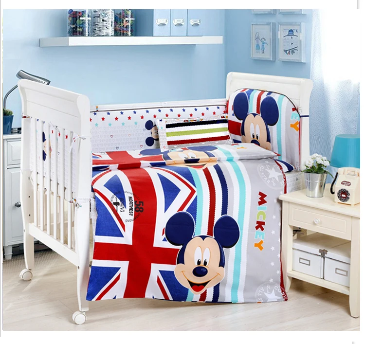 Promotion! 9PCS Full Set Baby Bed Set Newest Design Style Baby Crib