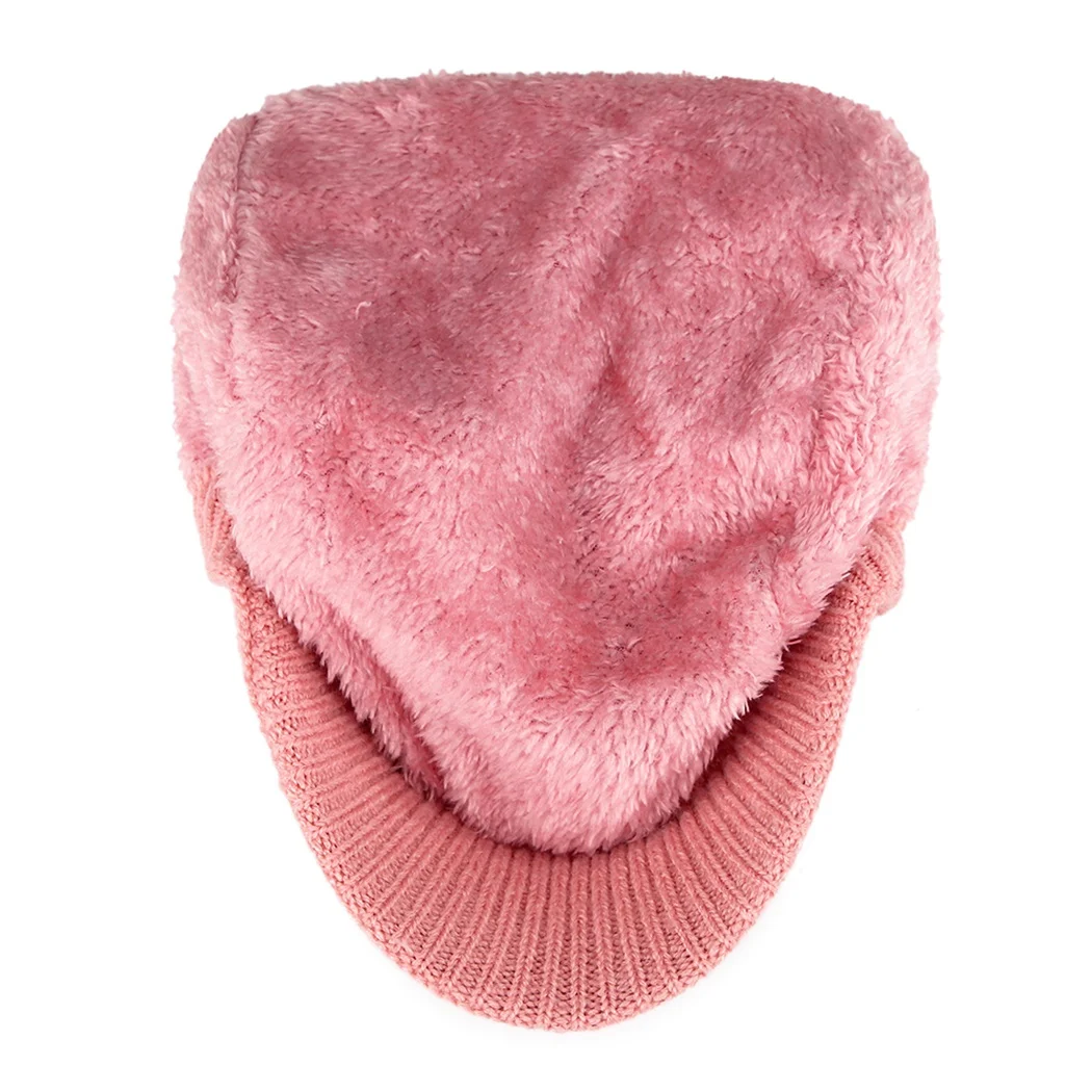 Корейский для женщин плоский берет кепки Зима Весна кроличий мех шерсть вязаные шапки Baret шапочки модные женские обувь для девочек теплый