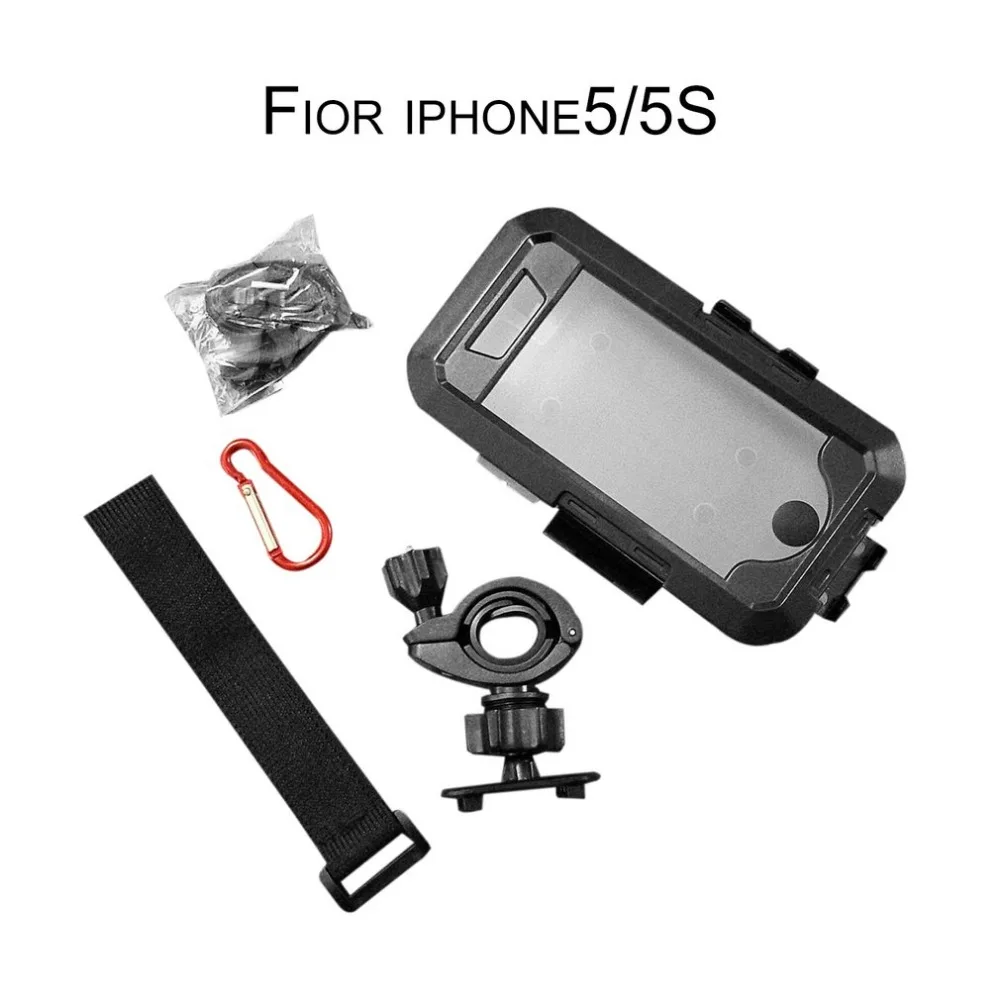 

10 Pcs Black Outdoor Cycling Phone Waterproof Case Bicycle Handle Mounted Arm Wearing Swimming Diving Case For iPhone 5/5S