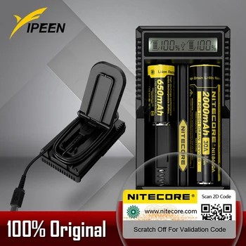 

Original Nitecore UM20 Smart Battery Charger LCD Display Battery Charger with Usb Cables for charger 18650 10440 17500 14500