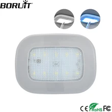 BORUiT Автомобильный Интерьер Чтение свет авто usb зарядка крыша магнит авто дневной свет багажник Drl квадратный купол автомобиля Крытый потолочный светильник