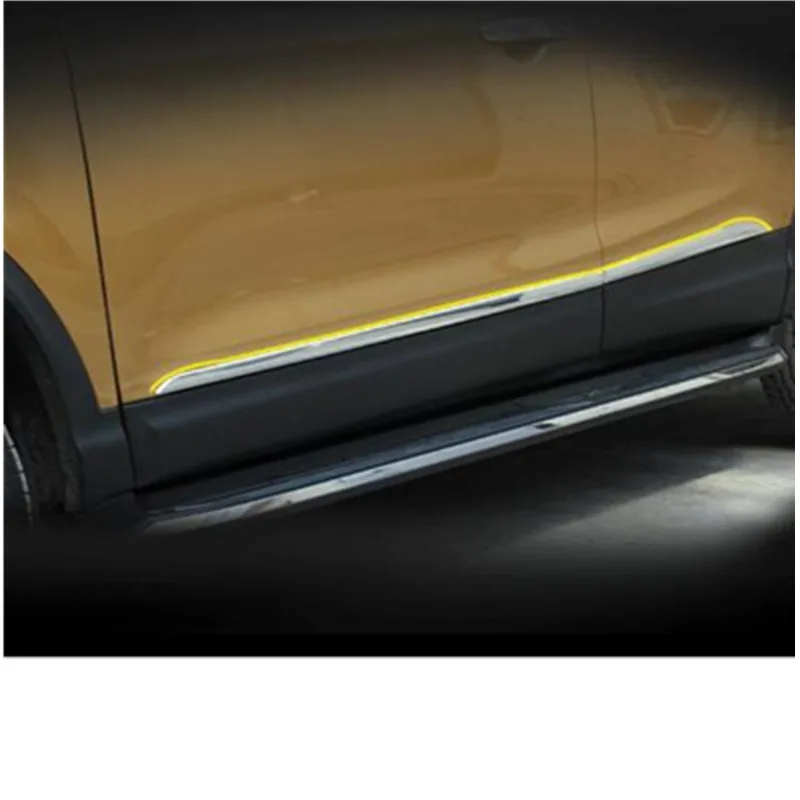 Корпус двери из нержавеющей стали для Nissan Qashqai J11 2014 2015 2016 аксессуары Боковая
