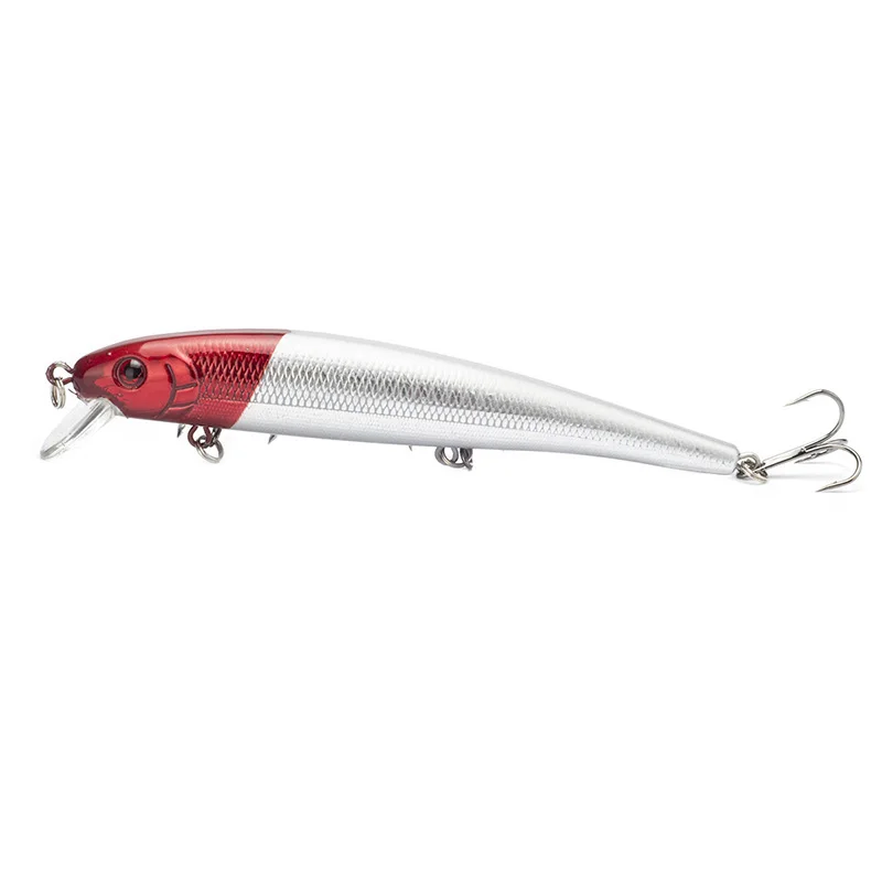 Pesca Minnow señuelo cebo duro 13 cm 19G 1 unids/lote flotador Wobbler plástico señuelo Pesca Crankbait aparejos 5 colores diferentes