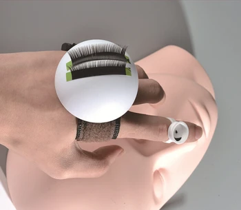 

3D Makeup Fake Eyelash Tray Strip Stand Individual Eyelash Extensions Hand Plate Eye Lash Grafting Stand Palette Makeup Tool