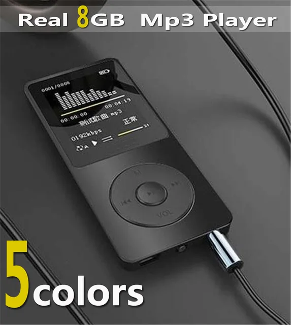 High quality Real 8GB lossless MP3 Music player 1.8" TFT screen MP3 E