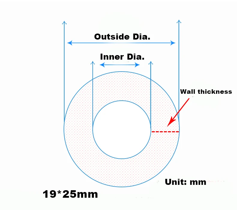 19x25 мм ODxID пищевой прозрачный силиконовый резиновый шланг питьевой воды диспенсер подключения Гибкая силиконовая труба 1 м