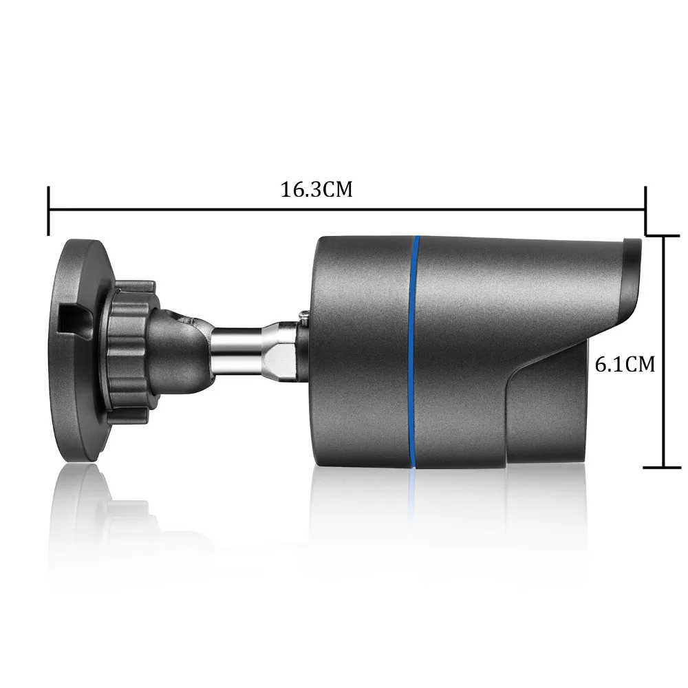 H.265 металлическая IP камера 25FPS 3MP 1/2. 9 ''SC4239 датчик 6IR ONVIF Обнаружение движения IP66 наружная XMEye CCTV камера 960P 720P